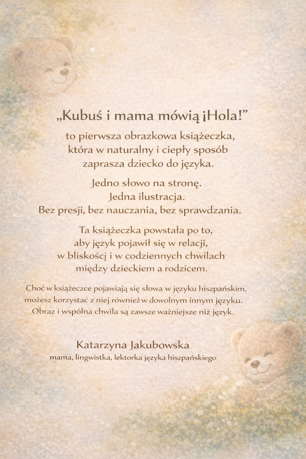 Tył okładki