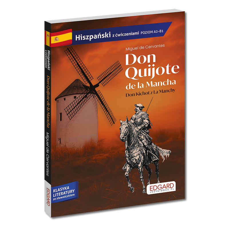 Okładka: Don Quijote de la Mancha (wersja adaptowana)